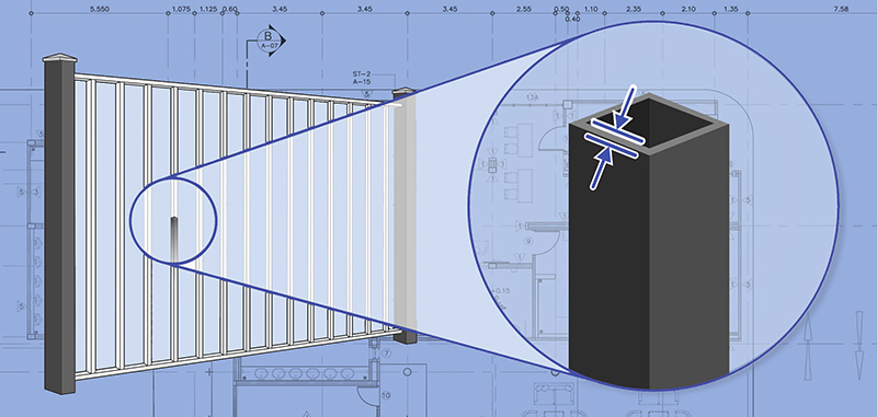 Mobile Alabama Aluminum fence Pickets installation company