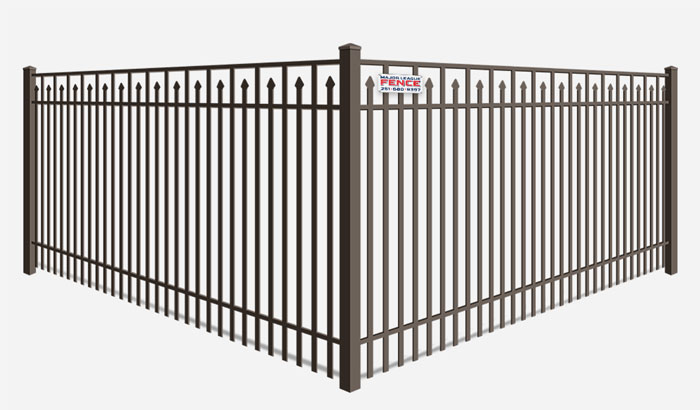 Decorative commercial aluminum fence company Mobile Alabama