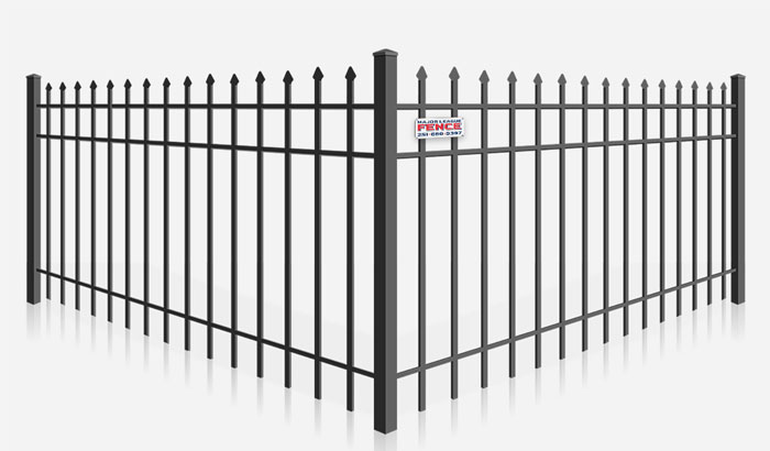 Spear top decorative steel fence company - Mobile Alabama