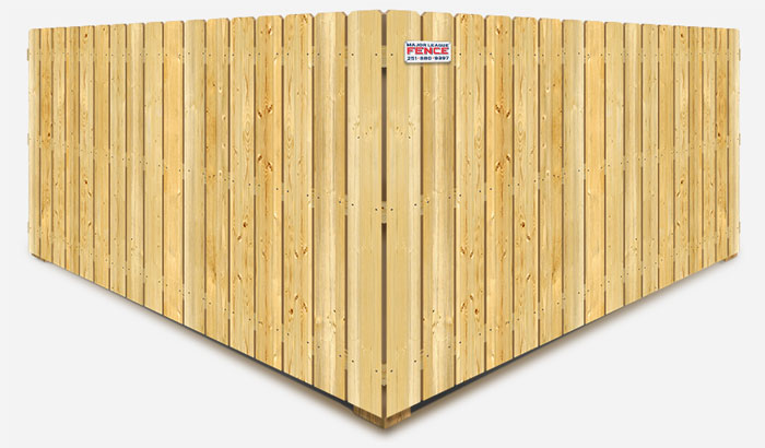 Wood privacy stockade fence contractor in Mobile Alabama