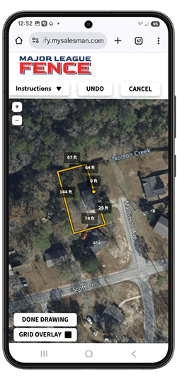 Get a quick and free fence installation estimate in Mobile Alabama